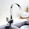 Rubinetti del lavandino da bagno cucina in acciaio inossidabile miscelatore a manico singolo rubinetto rubinetto
