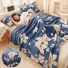 Blankets Girls Cartoon Strawberry Flannel Blanket Warm Bedspread Sheet Fuzzy Soft Fleece Plush For Bed Sofa Nap Shawl