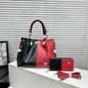 Sıcak lüks tasarımcılar moda kadın çanta yeni kontrast çanta çantası kadın çapraz cüzdan omuz tote çanta cüzdan t8681