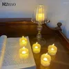 Candle Holders 1PC Led Tea Lights Easter Flameless Year Candles Battery Powered Wedding Party Christmas Home Decor