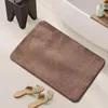 Mattes de bain Absorbant à eau tapis réutilisable antidérapant Polonter un plancher fort à sec rapide pour la cuisine de la salle de bain