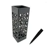 Vazen 2 PCS Cemetery met S Memorial Flower Holder Long Stake and Drainage Holes ernstige decoratie