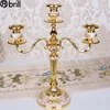 Bandlers Style European Metal Candlestick American Gold High 5 ARM CENTRAL DE MARADE PORTAVELAS DÉCORACION CADEAU