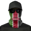 Écharbes 2024 Kenya Flag Swarf Necy Face Mask Unisexe Fashion Warmer plus fous Bandana Headswear Cycling Randonnée