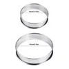 Baking Moulds Pizza Ring Reusable Mirror Polished Round Cake Mousse Mold