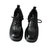 Chaussures habillées zookerlin automne-plate-forme décontractée à lacets