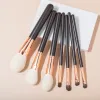 Shadow Shinedo 7 PCS Make -upborstel Oogpoeder Oogschaduwcontour Blending Beauty Cosmetisch kleurrijk voor make -upgereedschap