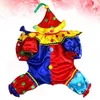 Vêtements pour chiens Costumes de vêtements en forme de clown Costumes Halloween Costumes à quatre pattes à capuche Sweats de vêtements habillés Pyjama