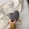 Sac à cordon pour femmes sacs de coeur de haute qualité jeune fille jeune fille amour épaule metal boucle de boucle féminine