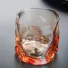 Vinglas med kristall oregelbunden japansk whisky glas utländsk kreativ formad öl cup klassisk ande