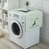 Pillow Elk Drum Washing Machine Covering Cloth Refriderator Cover Dust Fabric Cotton And Linen Decorative Printed Square Plain