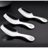 Spoons 2 Pcs Kitchen Ware Stainless Steel Serving Scoop Dessert Stirring Spoon Utensil Tableware