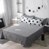 Bedding Sets Cotton Moda Simples Conjunto de cama Linha de linho nórdico lampe de tampa de lençol para colaboração para travesseiros têxteis domésticos