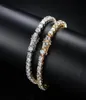 Chaîne de tennis 3 mm 4 mm 5 mm 18k Gold Silver Copper Micro Inlaid Zircon Single Row Bracelet Hip Hop Rap Men039s Bijoux Accessoires 3005823