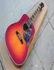 41Inch Folk Acoustic Guitar med Rosewood Fretboardflower pickguardbinding Body20 fretsoffer anpassad1739812