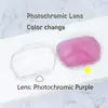 Two Colors Lenses Photochromic Lenses 4 Season Interchangble Lens Color Change Small Diamond Cut For Carter 0281 Panther Style 1 Hole