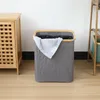 Sacs à linge pliants Hamper Dirts Hamper Rovable Sac amovible Grands paniers imperméables ajustés pour la chambre de chambre A