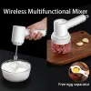 Mixers Xiaomi Wireless 3 Speed ​​Mini Mixer Electric Food Blender Handheld Egg Beater Automatisk grädde Matkaka Bakningsblandare