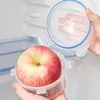 Storage Bottles Food Grade Fruit Preservation Box With Lid Keep Fresh Circular Sealed Leak-proof PP Microwave Heating