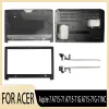 Acer Aspire 7 A71571 A71571G A71572G N17C4ラップトップLCDバックカバー/フロントベゼルカバー/ボトムベースケース/ヒンジLR