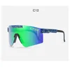 Sport original Google Tr90 Lunettes de soleil polarisées pour hommes / femmes Eyewear à vent en plein air 100% UV Mirored Lens