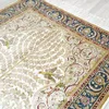 Carpets 91x152cm Antique Hand Knotted Silk Tabriz Carpet Exquisite Tree Of Life Rug (YJH061B)