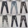 Paarse jeans denim broek heren jeans ontwerper Jean Men Black broek hoogwaardige kwaliteit rechte ontwerp retro streetwear casual zweetwedstrijden ontwerpers joggers pant