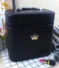 Women noble Crown big Capacity Professional Makeup Case Organizer High Quality Cosmetic Bag Portable Brush Storage box Suitcase5866292