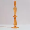 Candle Holders Glass Holder For Home Decor Rustic Cute Small Decorative Vase Transparent Pen Flower