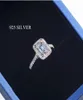 Luxury Emerald cut 2ct Lab Diamond Ring 925 sterling silver Engagement Wedding band Rings for Women Bridal Fine Party Jewelry Acce5303704