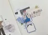 Enveloppe-cadeau rétro Mots manuscrits Washi Pet Tape Planner DIY Carte de fabrication de cartes Scrapbooking Sticker décoratif
