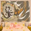 Tapices Tapestería Pared colgante decoración abstracta casa Genshin Impacto Arte Fondo Cabecas de telas Kawaii Rala estética Classic