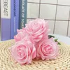 Dekorative Blumen POGRAGHUPS HINTERGRUNDEN HINTERGRUND 12PCS/LOT REAL TOUSE ROSE FORMENFORTIONISIERUNG FORMEN KÜNFTE KUNDENDE Hochzeitsfeier Dekoration Flore Flore