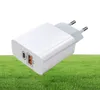 5V 24A PD USB Wall Chargers Typ C US EU Plug Fast Charging Charger Adapter för iPhone 12 11 Pro Max5187116