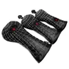 Spider Golf Club Head Covers For Driver Cover Fairway Hybrid Blade Putter PU Leather Headcover 240411