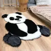 Mattor QWE123 Panda Printed Matta Lovely Child Carpet Cowhide Faux Skin Leather Non Slip Anti Skid Mat 90x120cm Animal Print