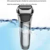 Shavers Kemei Washable Wet Dry Electric Shaver for Men Face Beard Electric Razor Oplaadbare kop Bald 3Blade Shaving Hine System