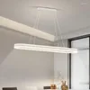 Kroonluchters Noordse moderne LED -hanglampen Withangende lampen voor accessoires Keuken Living Eetkamer Suspensie Luminaire Ontwerp Licht