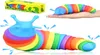 Fidget Slug 3D Articulated Toy Rainbow Wiggle Caterpillar Sensory Worm幼児のための感覚救済男の子8020486