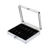 Useful Aluminium Watches Box 12 Grid Slots Jewelry Watches Display Storage Box Square Case Suede Inside Rectangle Watch Holder 240412