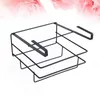 Kitchen Storage Punch Free Wall Mounted Rack Chopping Board Carrier Creative Cupboard Iron Shelves Cabinet For Bathroom