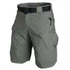 Vêtements Outdoor Cargo Militar Mens Shorts tactiques pour les shorts urbains imperméables d'été Pantalons de camp de trekking