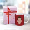 Tasses Robertson White tasse café fille cadeau cadeau de thé au lait de lait portrait couvercle couverture art alternative face deejaydesign deeja