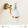 Dispens de salle de bains à distributeur de savon liquide Distors de salle de bain antique céramique shampooing gel de douche cosmétique