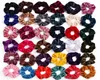 46 colori Pony Cotail Holdwear Scrunchies Scrunchies Velvet Elastic Hair Bands Scrunchy Hair Ties Ropes Scrunchie per donne o ragazze7412200