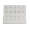 Kitchen Storage 2Pcs Eggs Tray -Proof Foam Egg Holder Cartons Safe Box Refrigerator Organizer Supplies