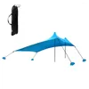 Tentes et abris portables de plage spacable plage tent tent ombre pour l'équipement de randonnée camping extérieur