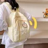 Skolväskor kawaii ryggsäckar för tonåring flickor söta casual resor axel kvinnor college student stor kapacitet skolväskor