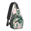 Рюкзак тропические джунгли листья садовые слинг -мешок мужчина модная ботаническая растение плеч