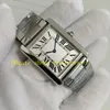 Verkligt foto med originalbox Lady Watch Women 27mm WSTA0052 Silver Roman Dial Quartz rostfritt stål armband armbandsur klädgåva damer damklockor